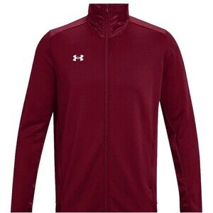 Under‎ Armour Men's UA Command Warm-Up Full-Zip Jacket XL Cardinal Red White New
